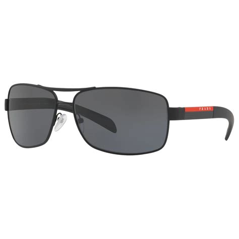 prada ps54is gunmetal|Prada Linea Rossa Polycarbonate Grey Rectangular .